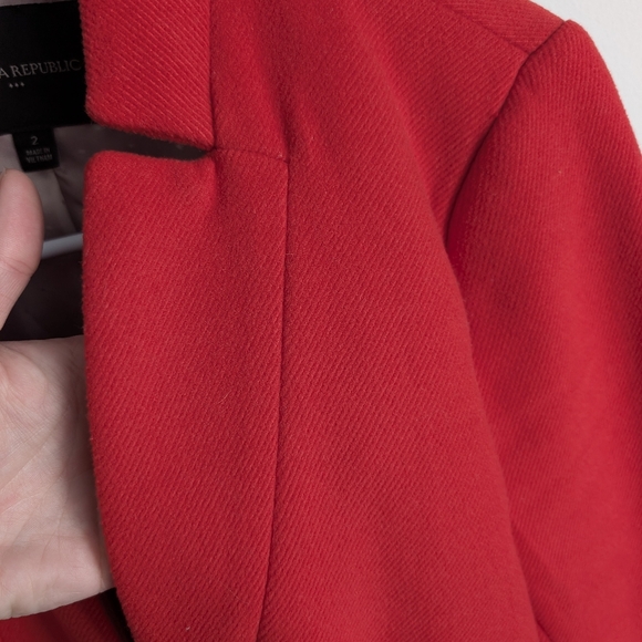Banana Republic Red Suit Jacket - Picture 3 of 4